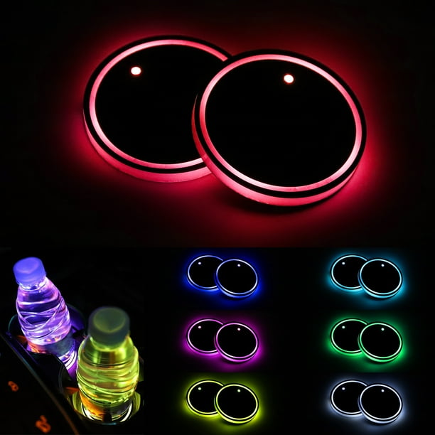 7 Colors Changing USB Charging Mat Luminescent Cup Pad ROCCS Universal LED Car Cup Holder Lights Waterproof LED Interior Atmosphere Lamp 7 Colors Changing USB Charging Mat Luminescent Cup Pad ROCCS Universal LED Car Cup Holder Lights Waterproof LED Interior Atmosphere Lamp